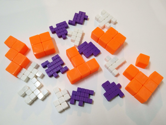 bulmaca küp rastgele oluşturulmuş piton by serin oyuncaklar oyunlar bulmacalar özelleştirilebilir çocuklar openscad parametrik prosedürel oyuncak 3d print model - Mito3D