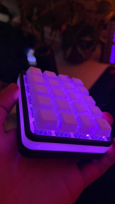 4x5 macropad assistente domiciliar esphome by norocriativo passatempo faça teclado macro cereja mx esp esp32 petg pla acessórios rgb wled inteligente casa 3d print model - Mito3D