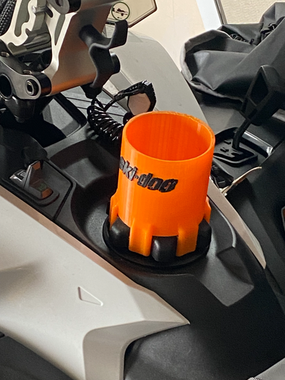 ski-doo gas cap soda can holder by user 169076031 hobby & diy sport outdoors fuel 3d print model - Mito3D