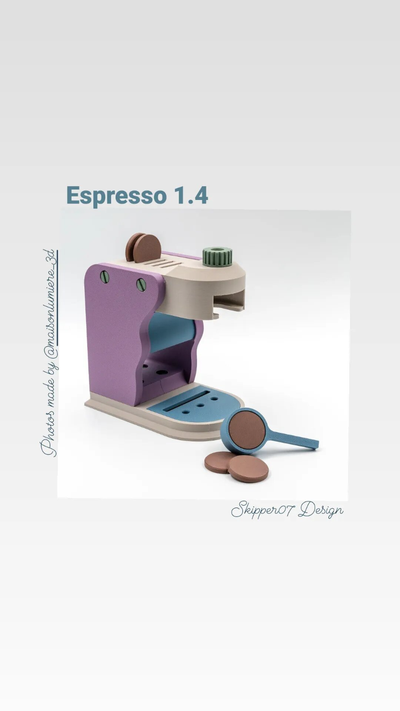 café exprés 1 4 by sk07 skipper07 casa modelos caffe juguete accesorio 3d print model - Mito3D