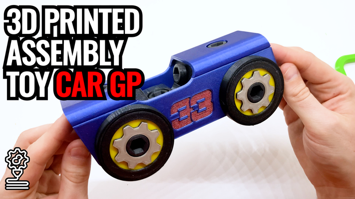 3d printed assembly toy car gp by printednest education engineering mechanical girl boy motor skills fun grand prix screw principe children child fine imagination vision racing race sport max verstappen lewis hamilton carlos sainz michael schumacher sebastian vettel 33 44 55 5 3d print model - Mito3D