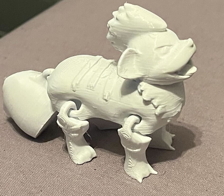 growlithe articulado remixado by mateusz d jabol miniaturas pokémon anime crianças flexi 3d print model - Mito3D