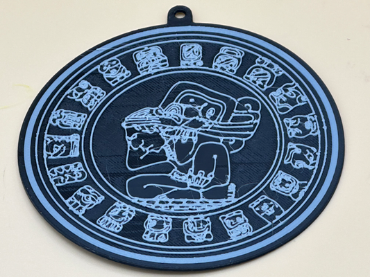 maya kalender by jav-3d generative 3d model my sign mayan calendar 3d print model - Mito3D