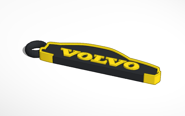 volvo c70 keychain by user 3455588535 hobby & diy vehicles car coupe 3d print model - Mito3D