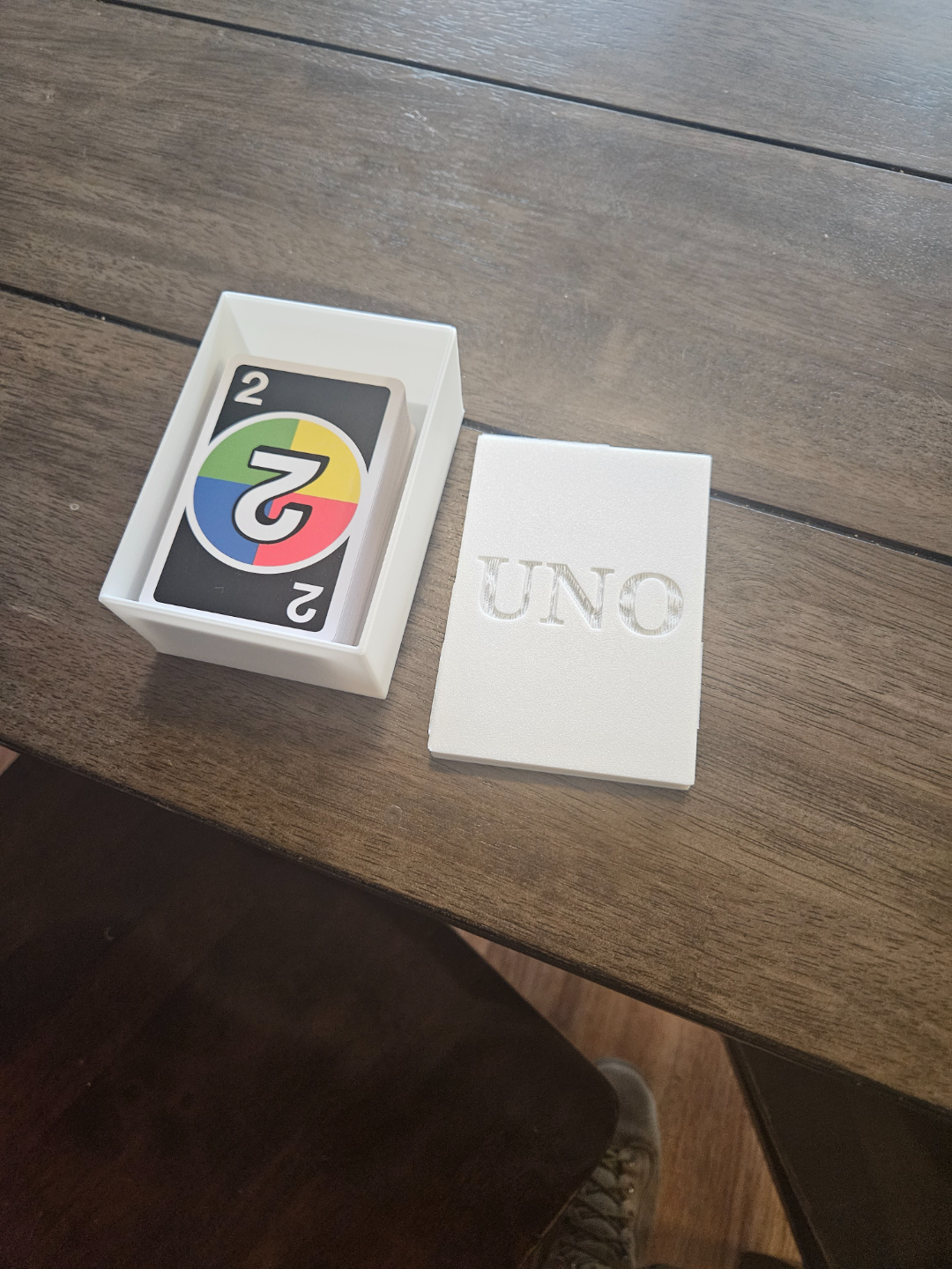 caixa uno cartas by eodandersontm brinquedos jogos cartão caso bainha 3D print model - Mito3D