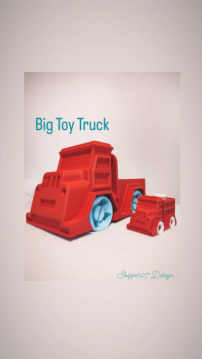 grande juguete camión by sk07 skipper07 pasatiempo bricolaje diy vehiculos 3d print model - Mito3D