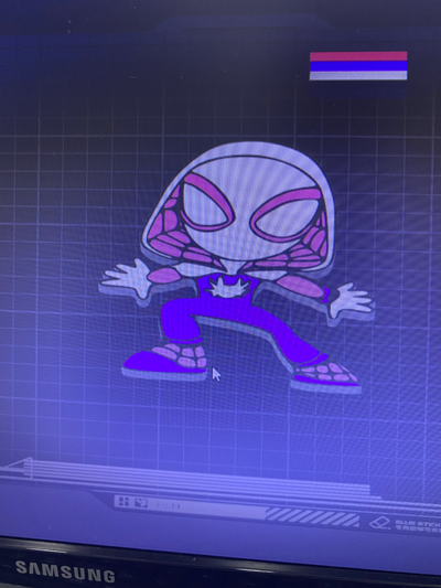 fantasma spidey by salperpri arte 2d meraviglia 3d print model - Mito3D