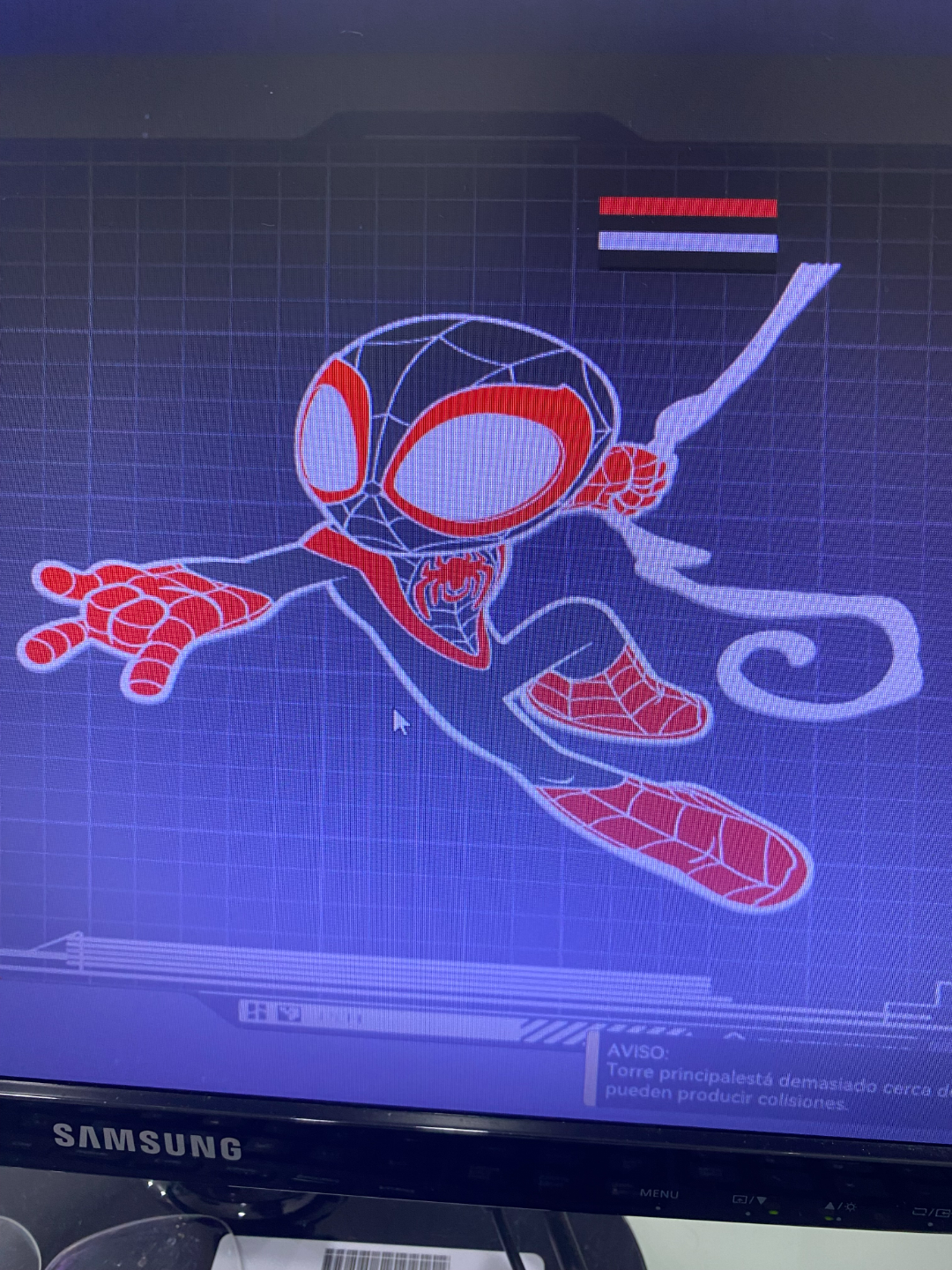 miles morales spidey by salperpri art 2d 3D print model - Mito3D