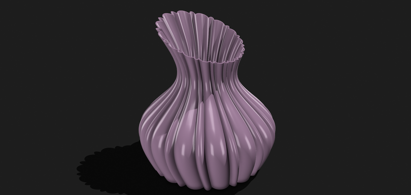 vase 4 by bucht 3design haushalt dekor dekor dekorations dekoration 3d print model - Mito3D