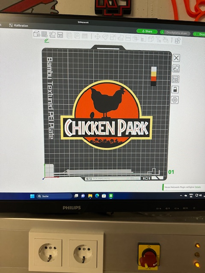 jurassic chicken parco by roberto foca domestico giardino pollo 3d print model - Mito3D