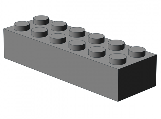 lego peça 2x6 by ndefonte80 moda modelos 3d print model - Mito3D