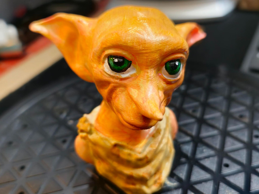 dobby fallimento supporto gratuito remixato by iczfirz miniature creature figura azione harry potter 3d print model - Mito3D