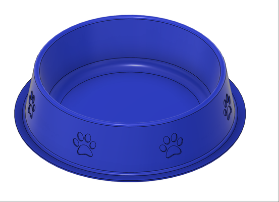 cat or dog food water bowl by cairdymakes household pets 3d print model - Mito3D