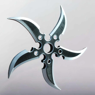 ninja étoile shuriken by zédée accessoires cosplays réplique arme lancé lancement cosplay 3d print model - Mito3D