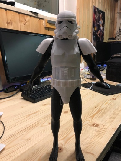 stormtrooper armor by keepthebox props & cosplays starwars thingiverse 3d print model - Mito3D