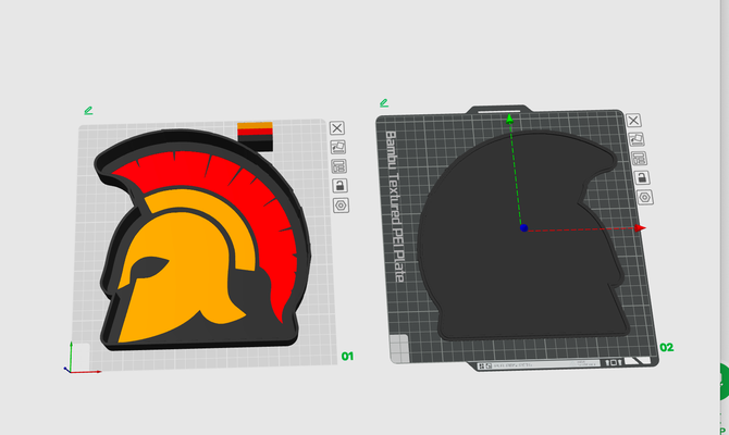 caja ligera guerrero casco by danhel casa modelos 3d print model - Mito3D