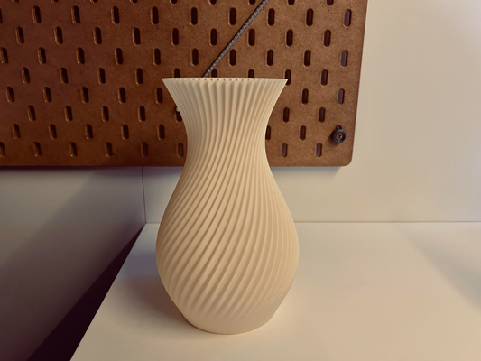 vase modus by marodavide kunst skulpturen vasemode spyral pla bambusfilament einfach 3d print model - Mito3D