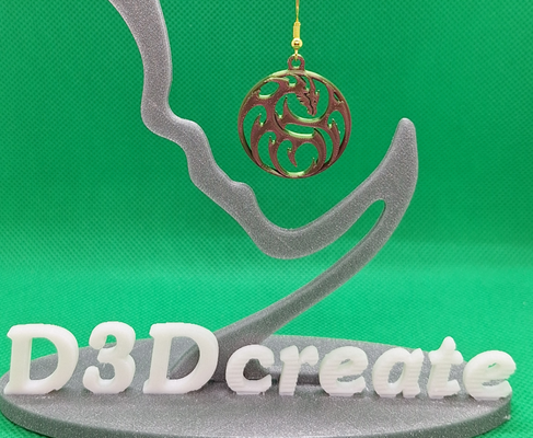 drago orecchini 1 by d3d creare dario moda orecchino drake draghi 3d print model - Mito3D