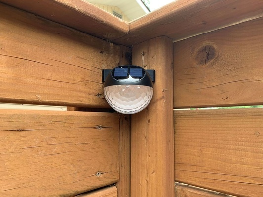 solar fence light corner mount by triple b 3d household garden led thingiverse 3d print model - Mito3D