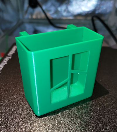 contenitore skadis ikea verde remixato by popeye utensili organizzatori bambu laboratorio logo 3d print model - Mito3D