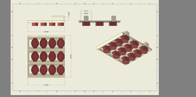 estante corredizo valores maceta vaina soporte by liam gan casa modelos cocina pod storage almacenamiento cocinando knorr 3d print model - Mito3D