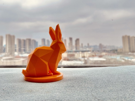 rabbit cyberpunk remezclado by arte esculturas conejo 3d print model - Mito3D