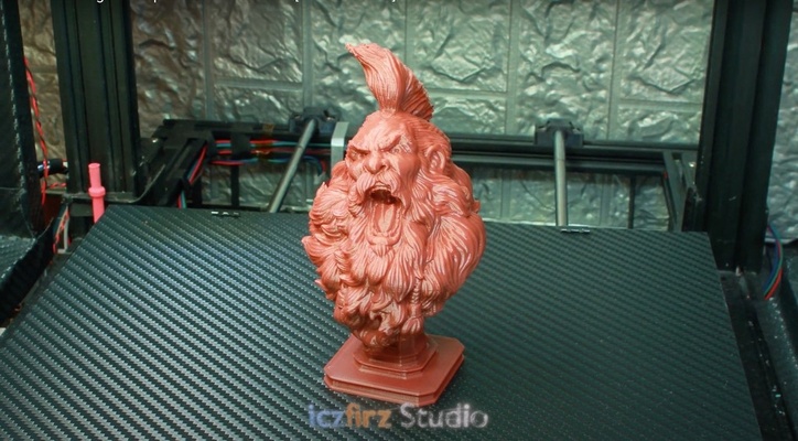 bearded yell support free remix remixed by iczfirz miniatures people 3d print model - Mito3D