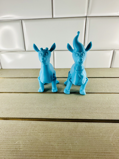 deer xmas by lily flynn miniatures animals christmas animal articulated lilyflynnco fidget toy cute holiday adhd asmr boho 3d print model - Mito3D