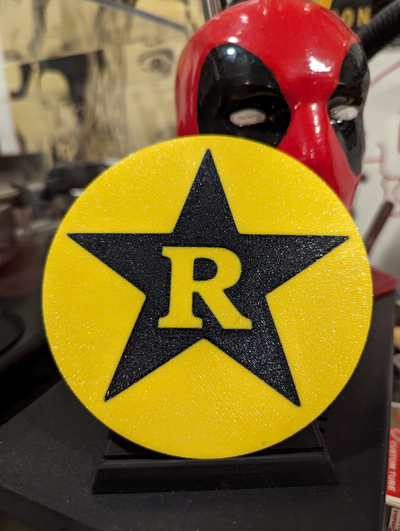 revelation records star logo coaster by oldtechweck household decor art punk rock 3d print model - Mito3D