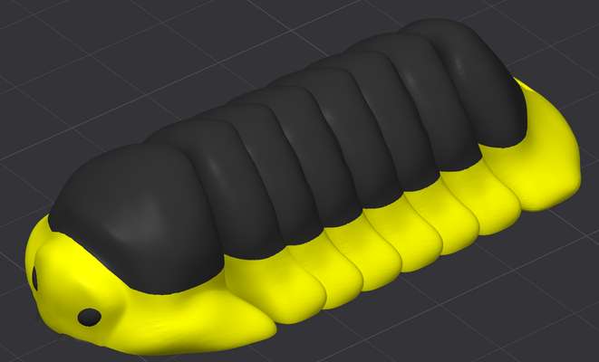 isopod - articulated toy keychain by k2thestank toys & games rubber ducky 3d print model - Mito3D