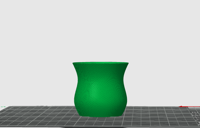 vase by mettertarmory generative 3d model my makeupholder makeupbox makeup brush holder 3D print model - Mito3D