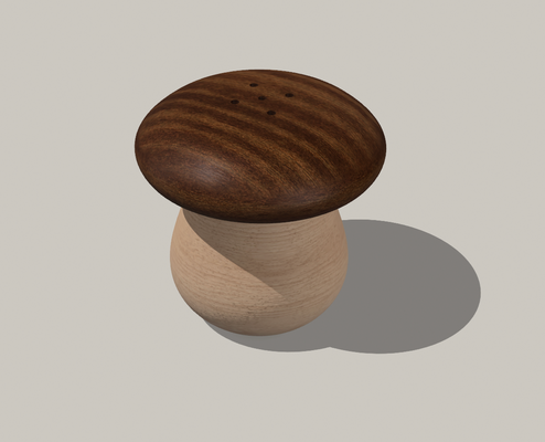 mushroom toothpick box by qingfeng tools organizers 3d print model - Mito3D