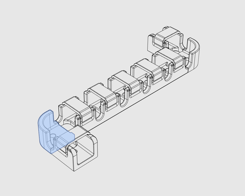 kabel kanal biege 90 by kernlabore 3d drucker zubehör 3d print model - Mito3D