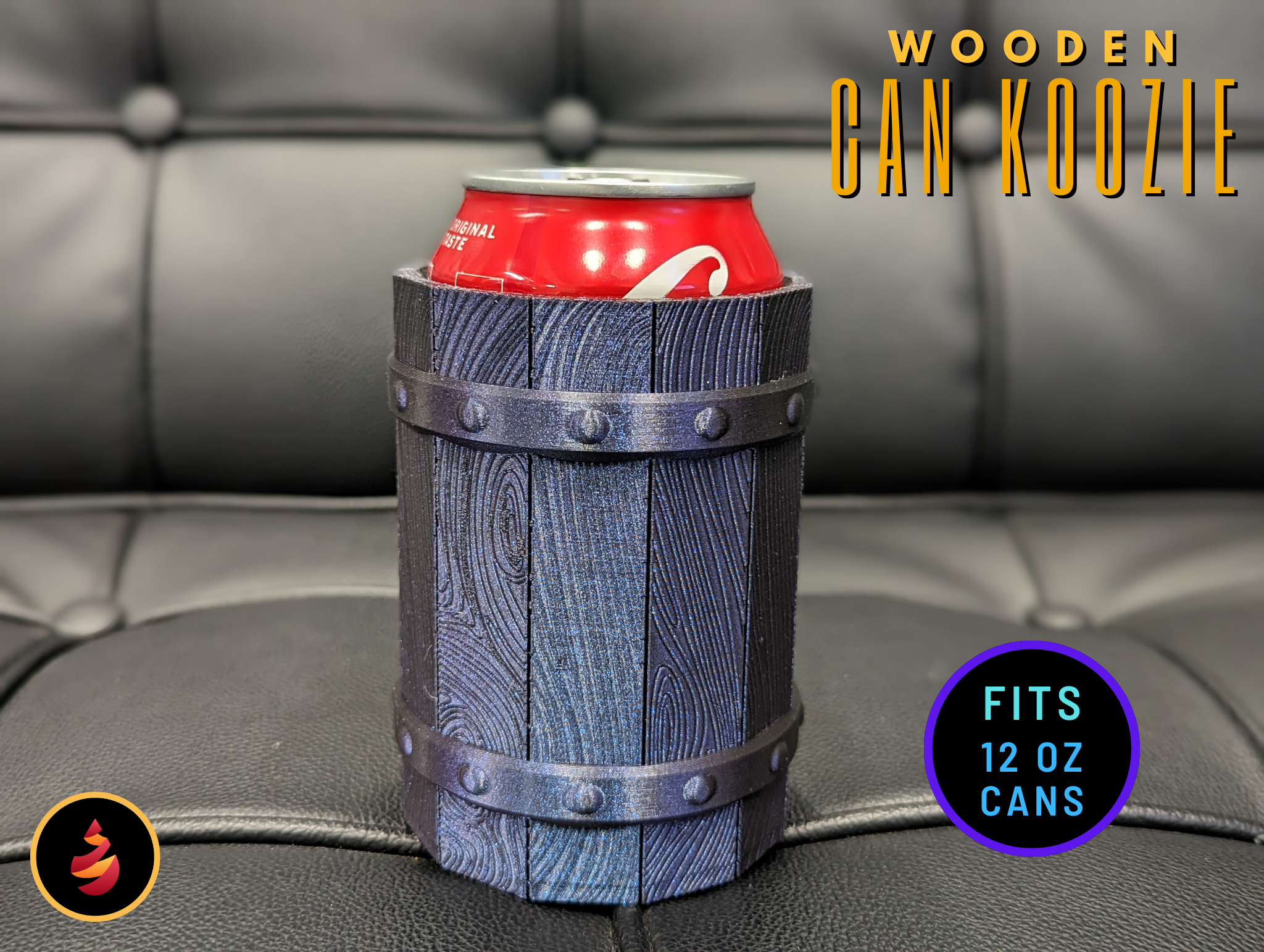 wooden can koozie by jamestheprinter household house models barrel nordic viking drink wood drinks drinkholder beerkoozie canholder 12oz boards aged woodgrain cankoozie drinkkoozie sodakoozie woodenboards oakbarrel 12ounce 3D print model - Mito3D