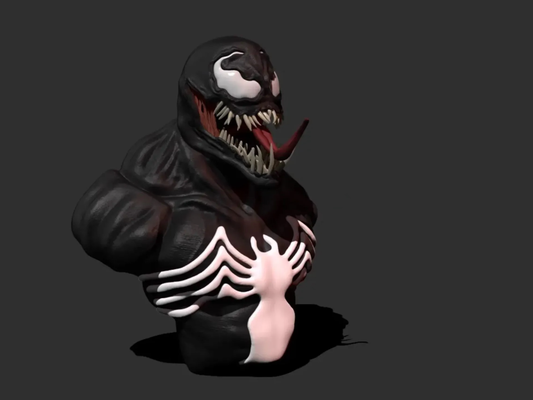 veneno by wekster brinquedos jogos personagens homem aranha carnificina histórias quadrinhos 3d print model - Mito3D