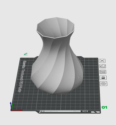 vaso by isegrim generativo 3d modello my fiore 3d print model - Mito3D