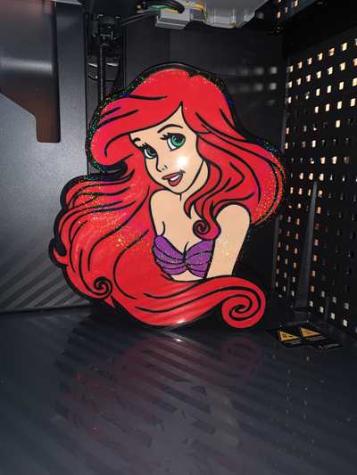 ariel led boite lumière by gare sb art panneaux logos 3d print model - Mito3D