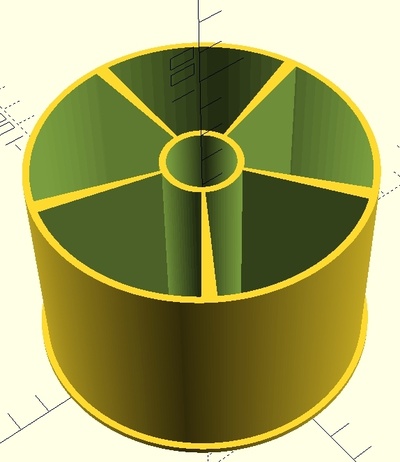 customizável carretel adaptador by cão diabo 3d impressora acessórios thingiverse spooladapter 3d print model - Mito3D