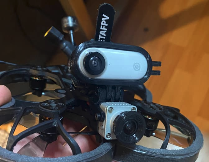 betafpv 95x simplificado cam monte iflight insta360 go dji vista fpv by mcfly passatempo faça rc isnta360 3D print model - Mito3D