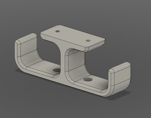 auricolare titolare supporto by piacere domestico ufficio appendiabiti scrivania accessori 3d print model - Mito3D