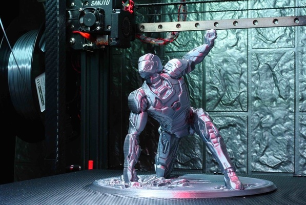 iron man mk42 landing pose support free remix remixed by iczfirz art sculptures bust captainamerica fanart gurdjieff hulk ironman marvel theavengers 3d print model - Mito3D