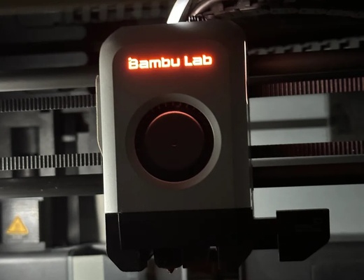 bambu labs hotend led coloured insert by mobiobi 3d printer accessories x1 bambulabx1 bambulab bambulabx1carbon x1c bambux1 bambulabs x1carbon 3d print model - Mito3D