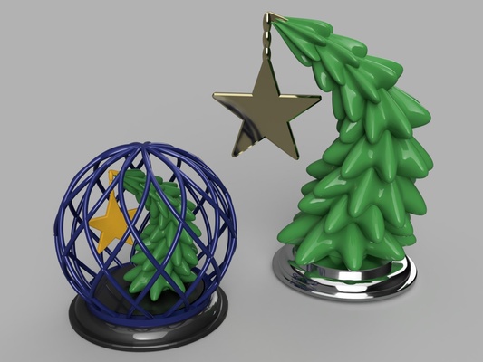 natale albero by mobi arte modelli ornamento natale decorazioni natalizie addobbi natalizi 3d print model - Mito3D