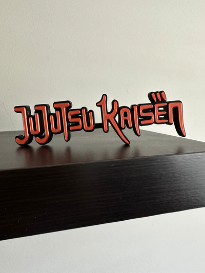 jujutsu kaisen işaret logo by toddy 39 ler 3d baskı sanat işaretler logolar anime karakterler karikatür 3d print model - Mito3D