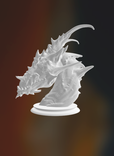 drachen by herr blatt kunst skulpturen 2024 scultura fantasie 3d print model - Mito3D