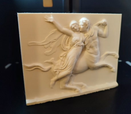 deianira entführt by nessus scan welt neu gemischt klassisch 2 5 kunst modelle linderung herkules braut museum fliese 3d print model - Mito3D