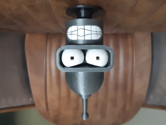 bobble cabeça dobrar remixado by mobiobi arte modelos futurama bobblehead futuramabender brinquedo 3d print model - Mito3D