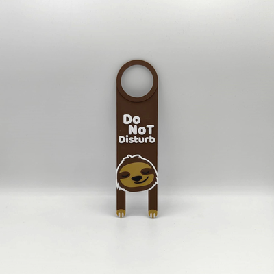 do disturb sloth by sparks3d art signs & logos tag door animal funny donotdisturb doortag 3d print model - Mito3D