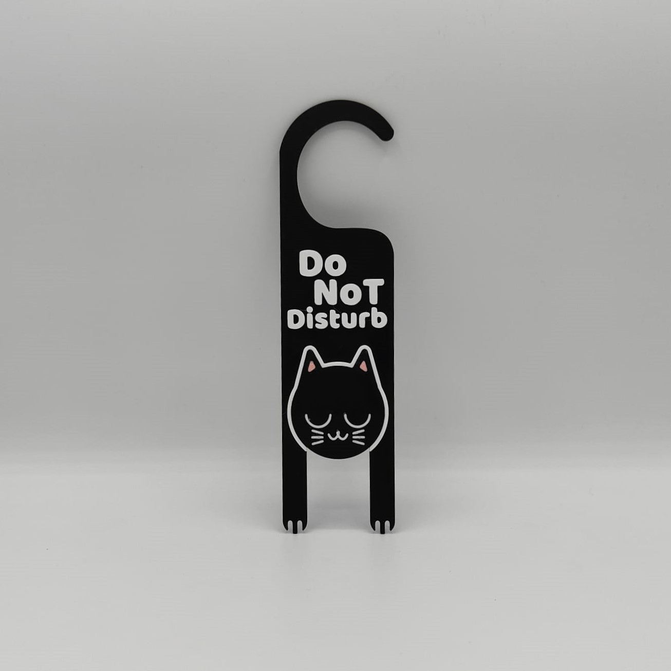 perturbar gato by sparks3d arte sinais logotipos etiqueta casa perturbe escolher 3D print model - Mito3D