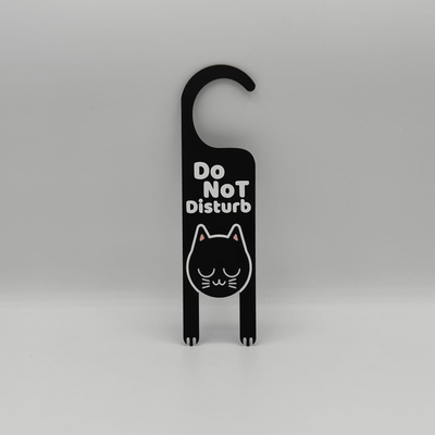 do molestar gato by sparks3d arte señales logos etiqueta hogar casa elegir 3d print model - Mito3D